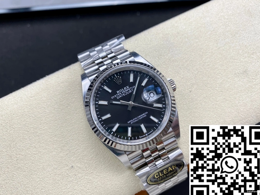 Datejust Factory 36MM M126234-0015 Dial Rolex Black Clean 0918